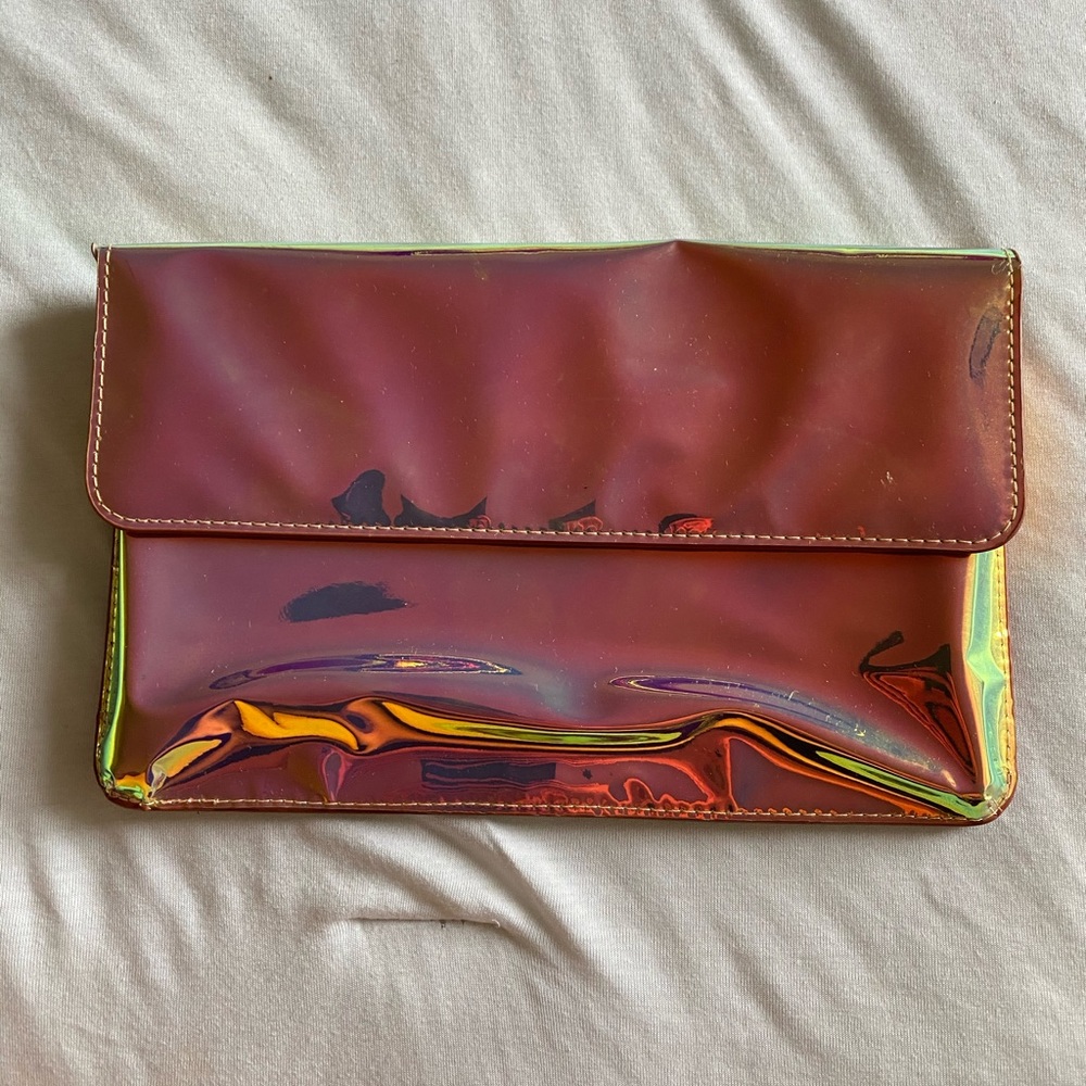 Urban Outfitters iridescent clutch